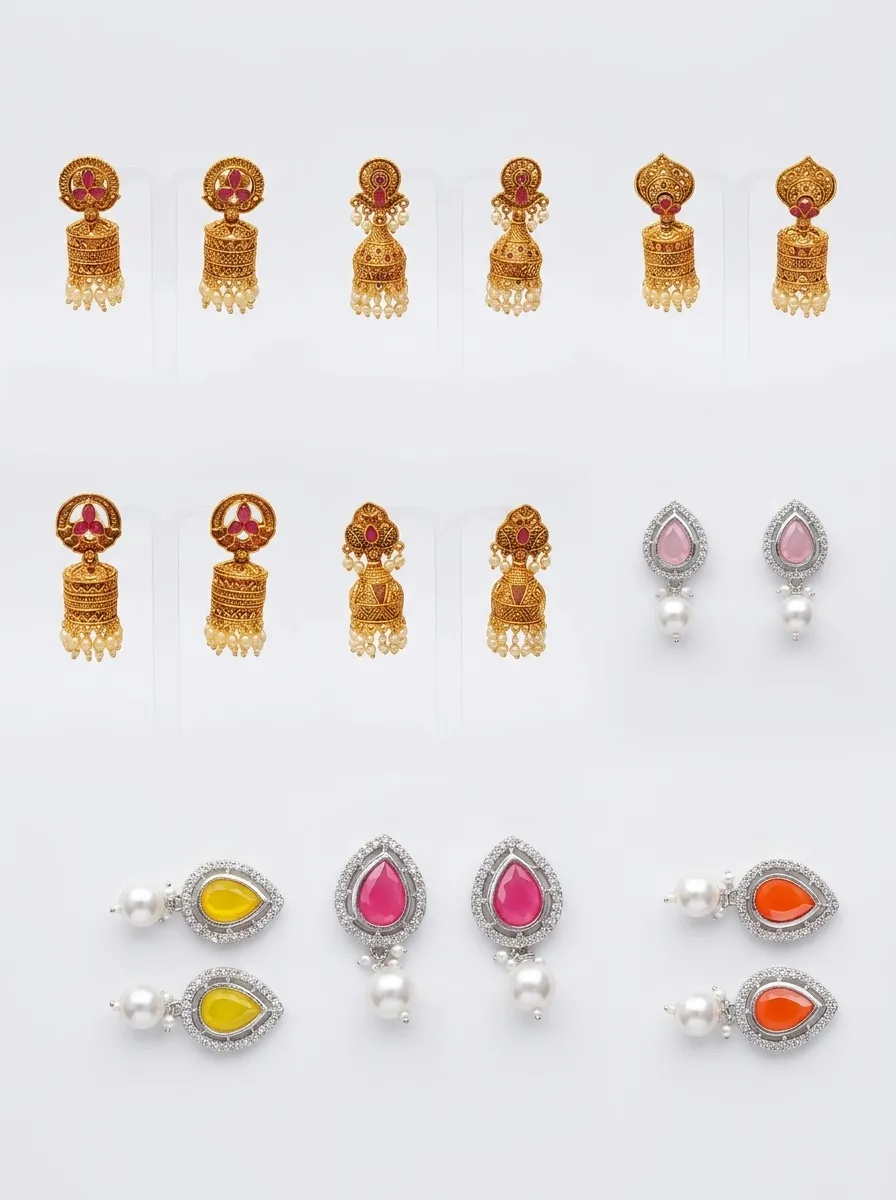 Design 7, wholesale imitation temple jewellery by Jagruti Mumbai