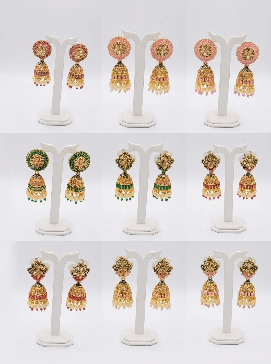 Design 9, wholesale imitation temple jewellery by Jagruti Mumbai