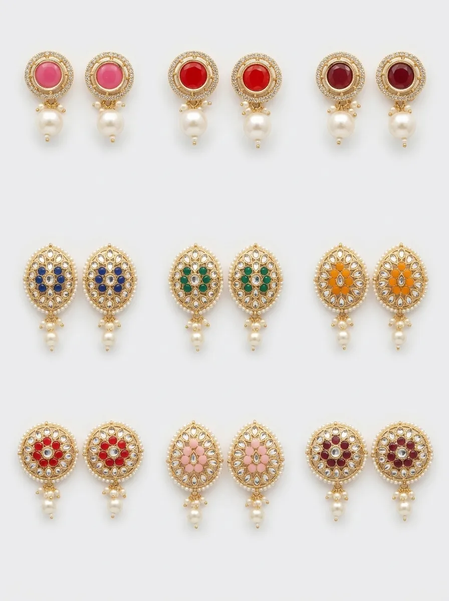 Design 16, wholesale imitation temple jewellery by Jagruti Mumbai