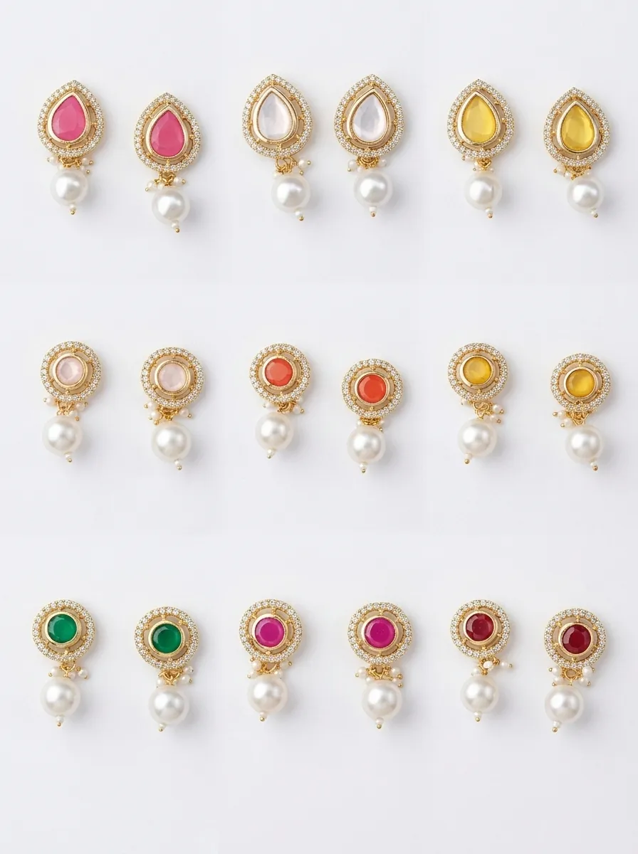 Design 17, wholesale imitation temple jewellery by Jagruti Mumbai