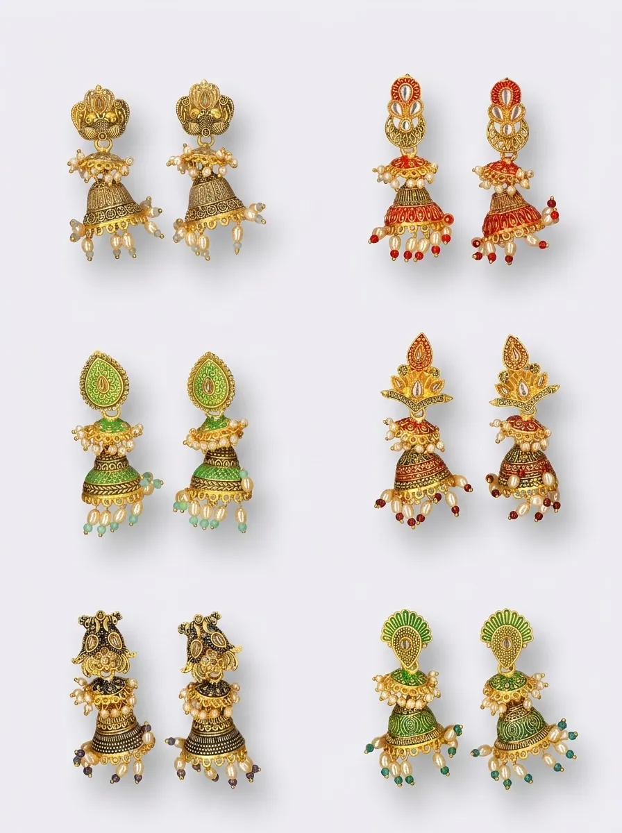 Design 20, wholesale imitation temple jewellery by Jagruti Mumbai