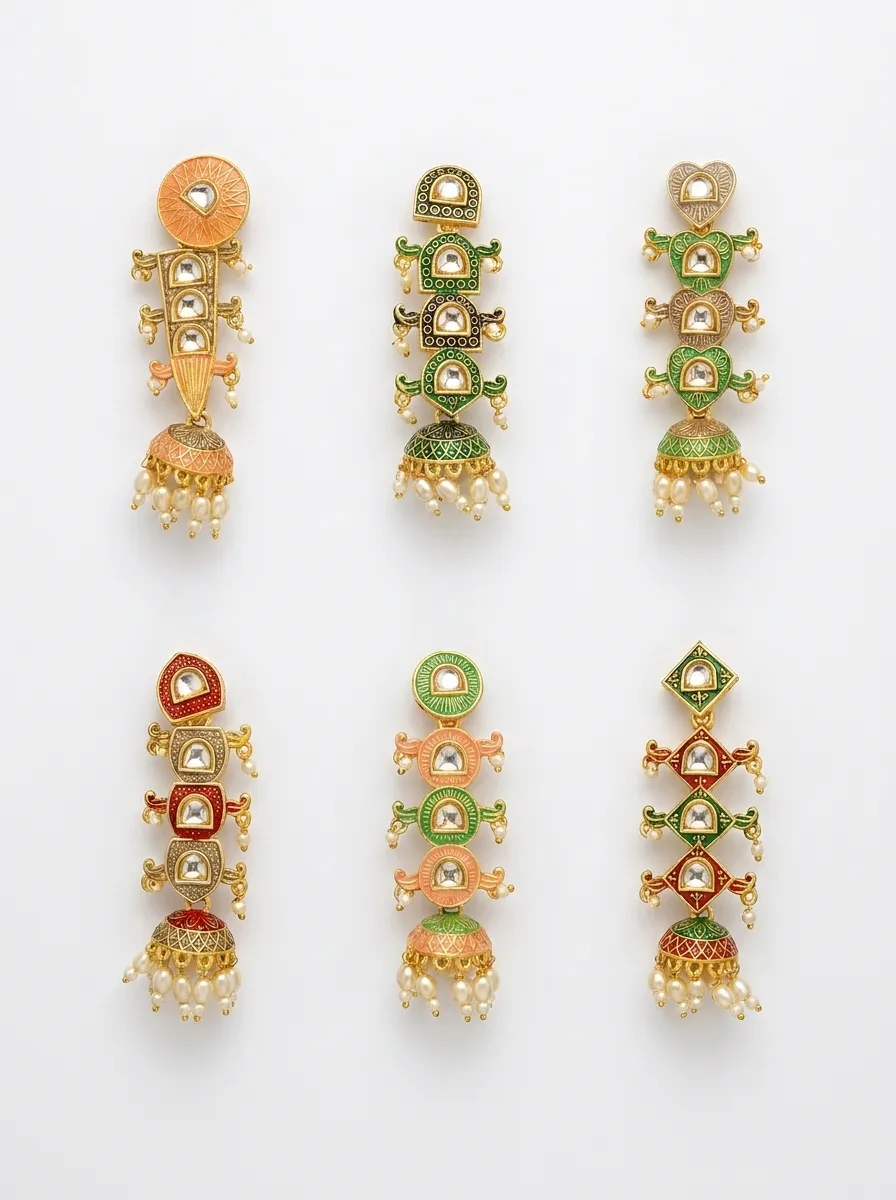 Design 22, wholesale imitation temple jewellery by Jagruti Mumbai