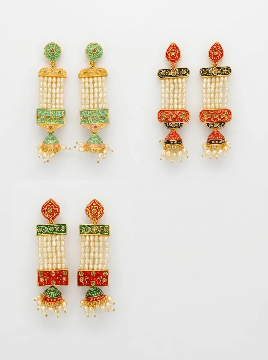 Design 25, wholesale imitation temple jewellery by Jagruti Mumbai