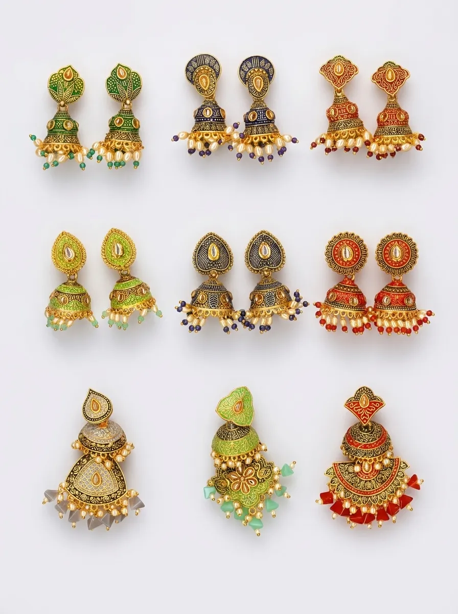 Design 27, wholesale imitation temple jewellery by Jagruti Mumbai