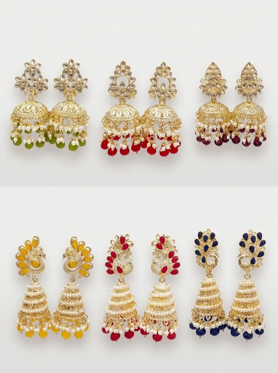 Design 37, wholesale imitation temple jewellery by Jagruti Mumbai