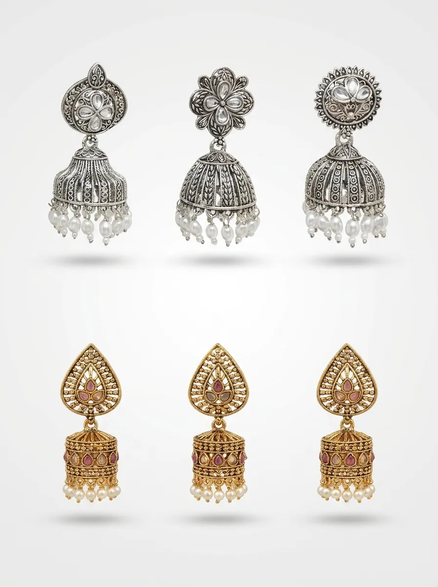 Design 45, wholesale imitation temple jewellery by Jagruti Mumbai