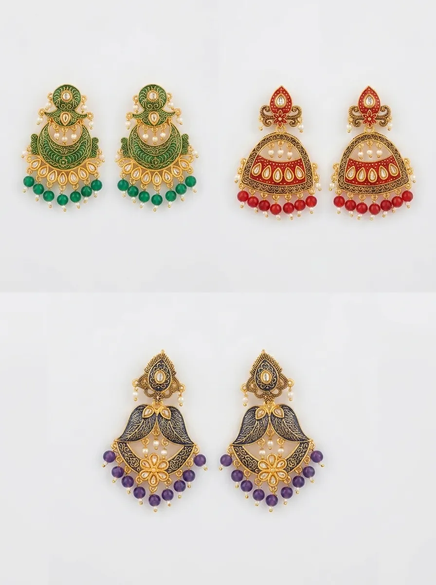 Design 49, wholesale imitation temple jewellery by Jagruti Mumbai