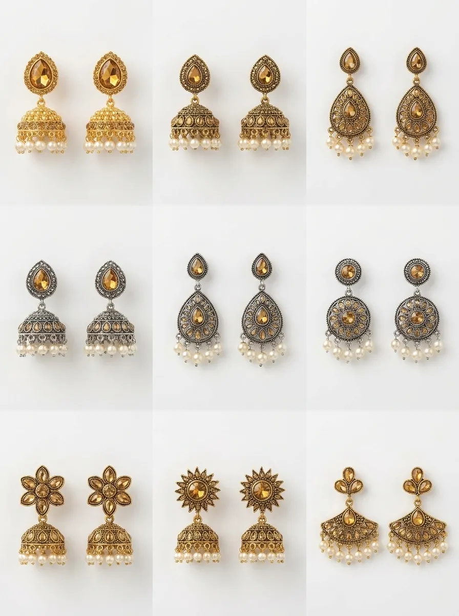 Design 50, wholesale imitation temple jewellery by Jagruti Mumbai
