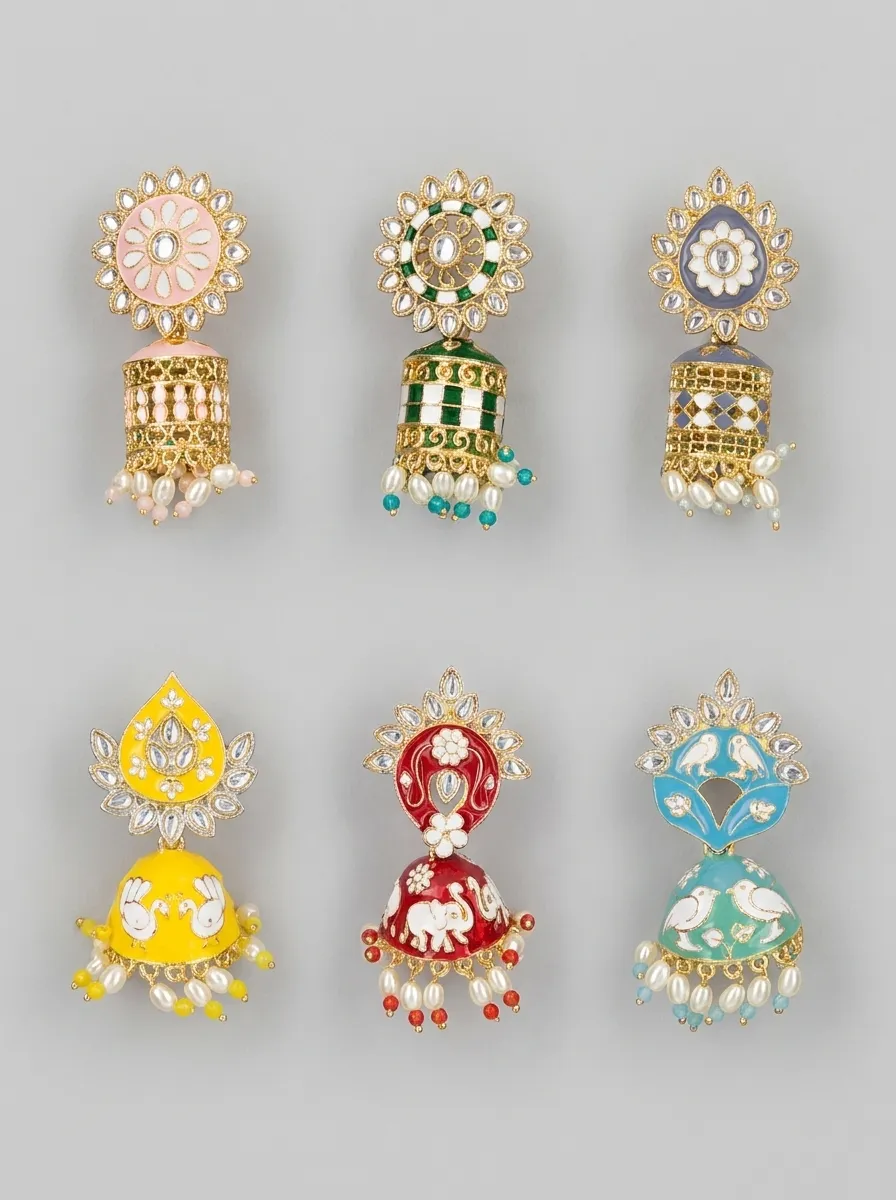 Design 52, wholesale imitation temple jewellery by Jagruti Mumbai