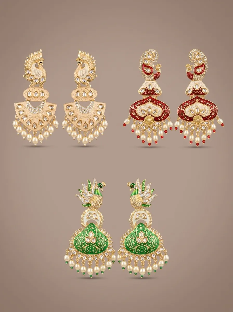 Design 59, wholesale imitation temple jewellery by Jagruti Mumbai