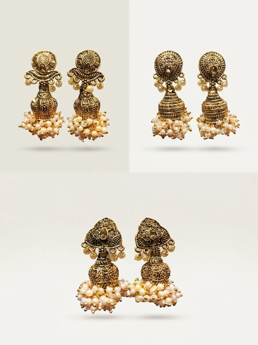 Design 62, wholesale imitation temple jewellery by Jagruti Mumbai