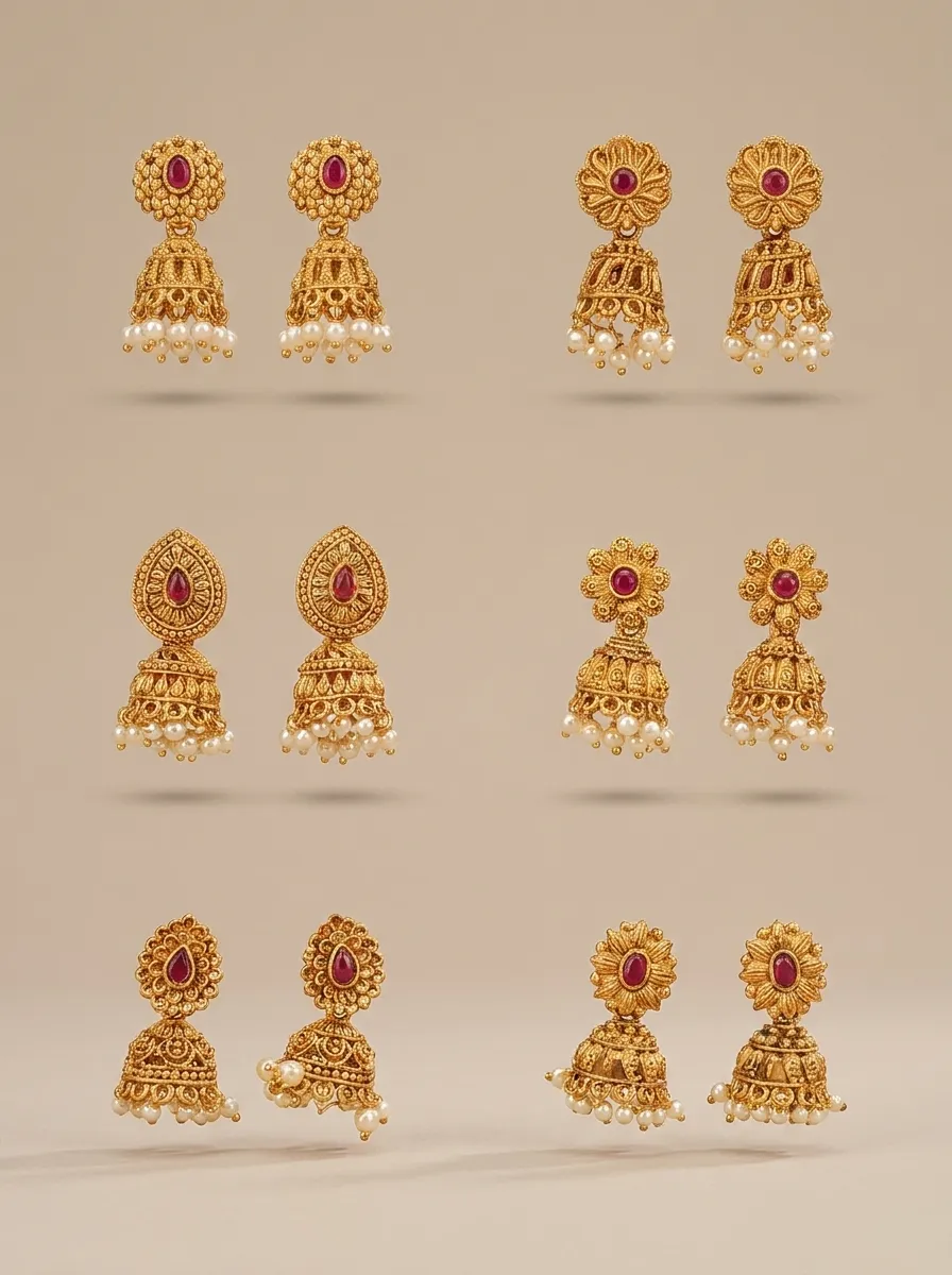 Design 65, wholesale imitation temple jewellery by Jagruti Mumbai