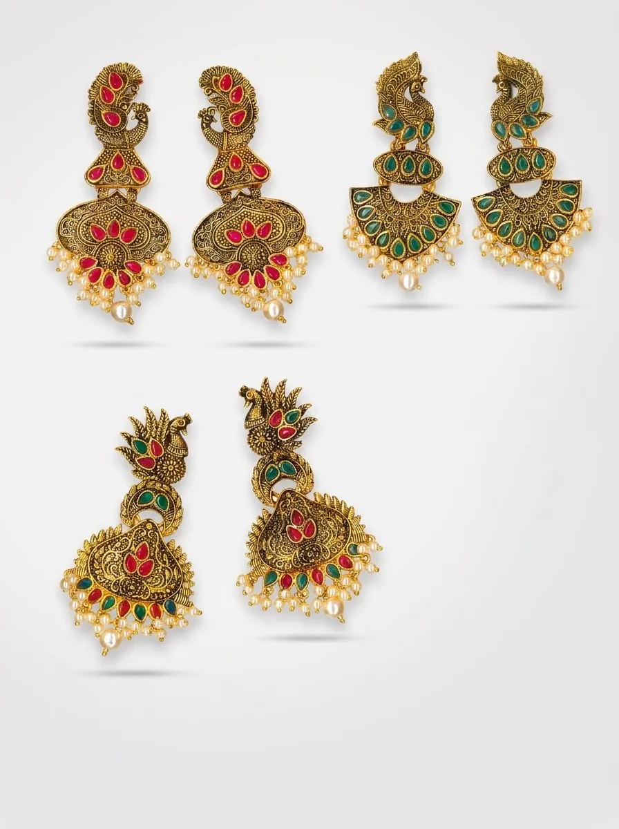 Design 71, wholesale imitation temple jewellery by Jagruti Mumbai