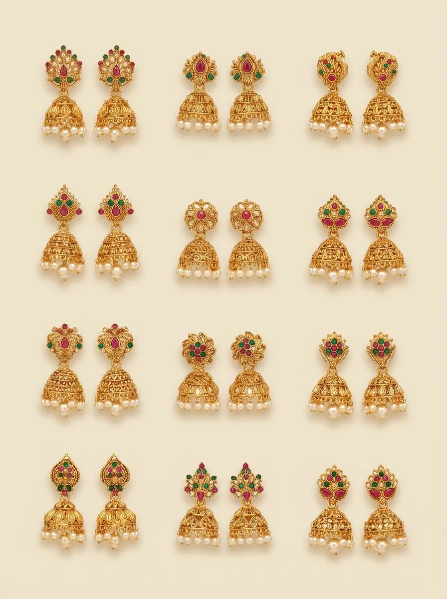 Design 72, wholesale imitation temple jewellery by Jagruti Mumbai
