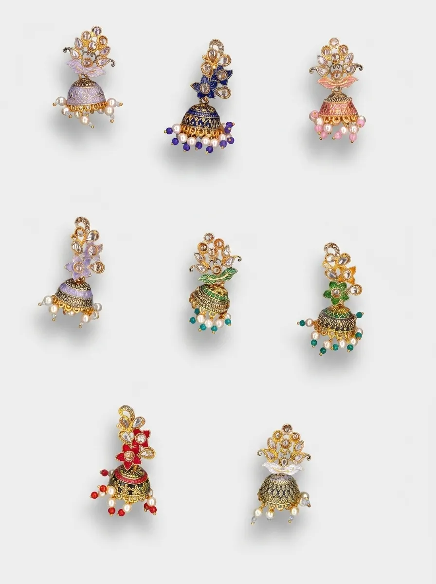 Design 76, wholesale imitation temple jewellery by Jagruti Mumbai