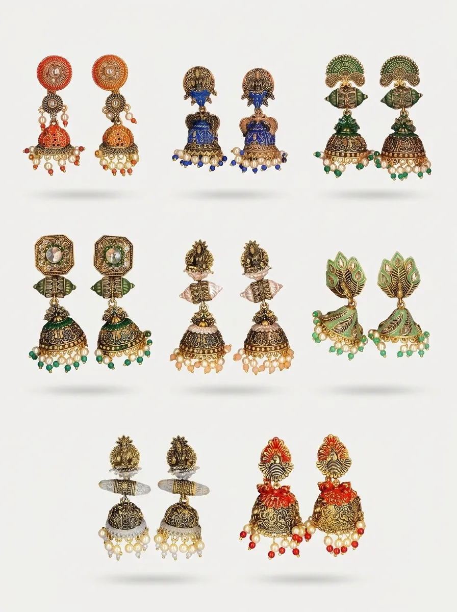 Design 80, wholesale imitation temple jewellery by Jagruti Mumbai
