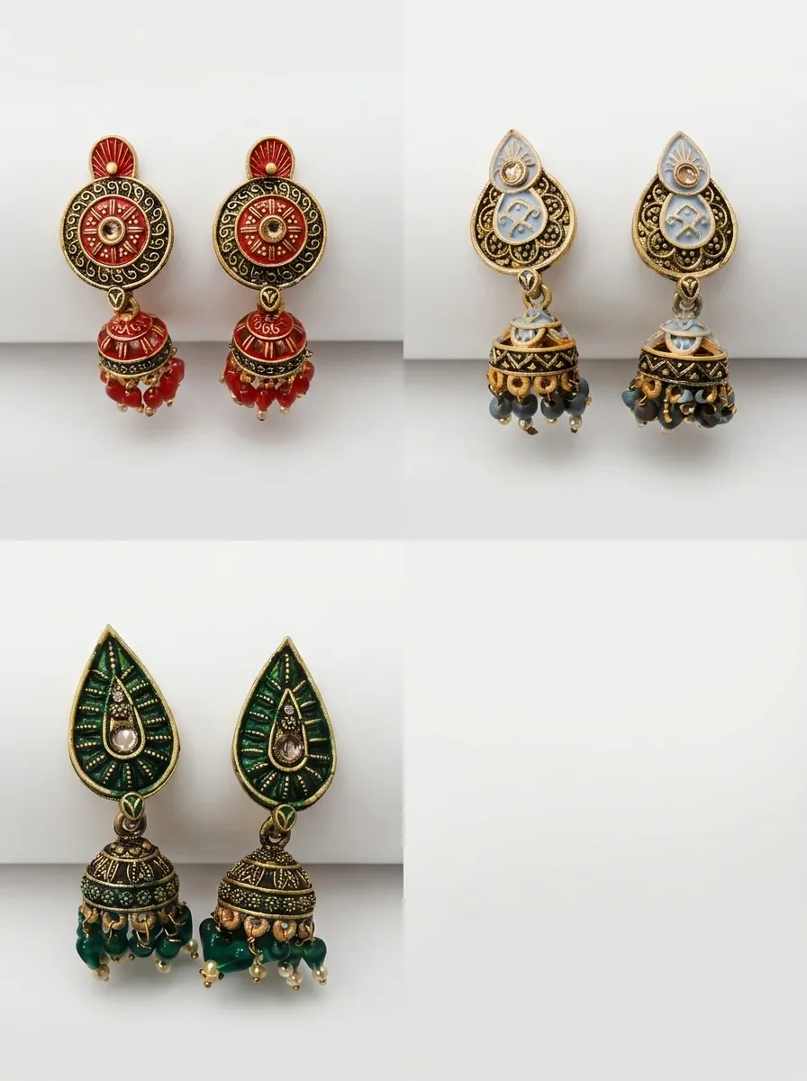 Design 81, wholesale imitation temple jewellery by Jagruti Mumbai