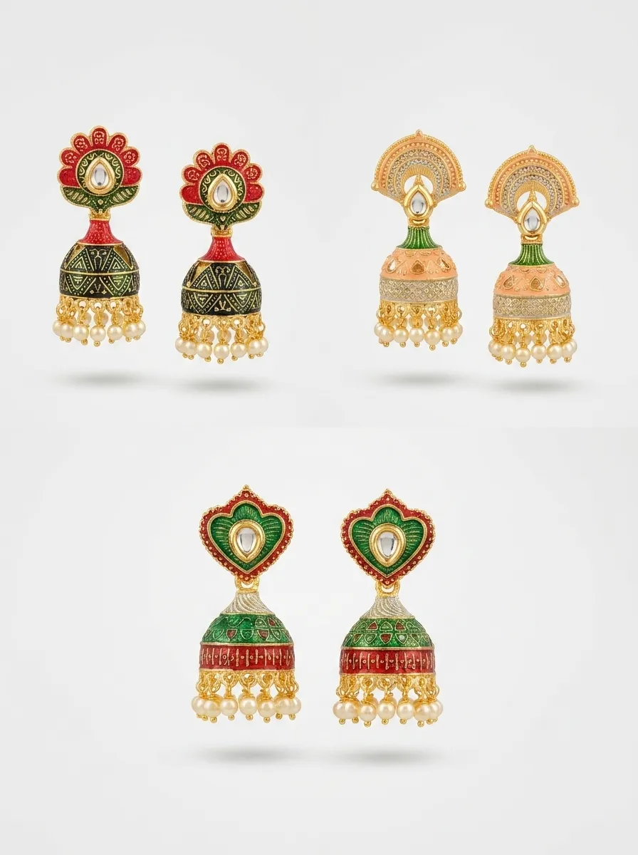 Design 84, wholesale imitation temple jewellery by Jagruti Mumbai