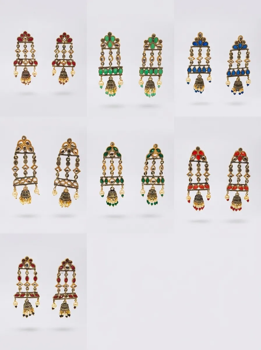 Design 85, wholesale imitation temple jewellery by Jagruti Mumbai