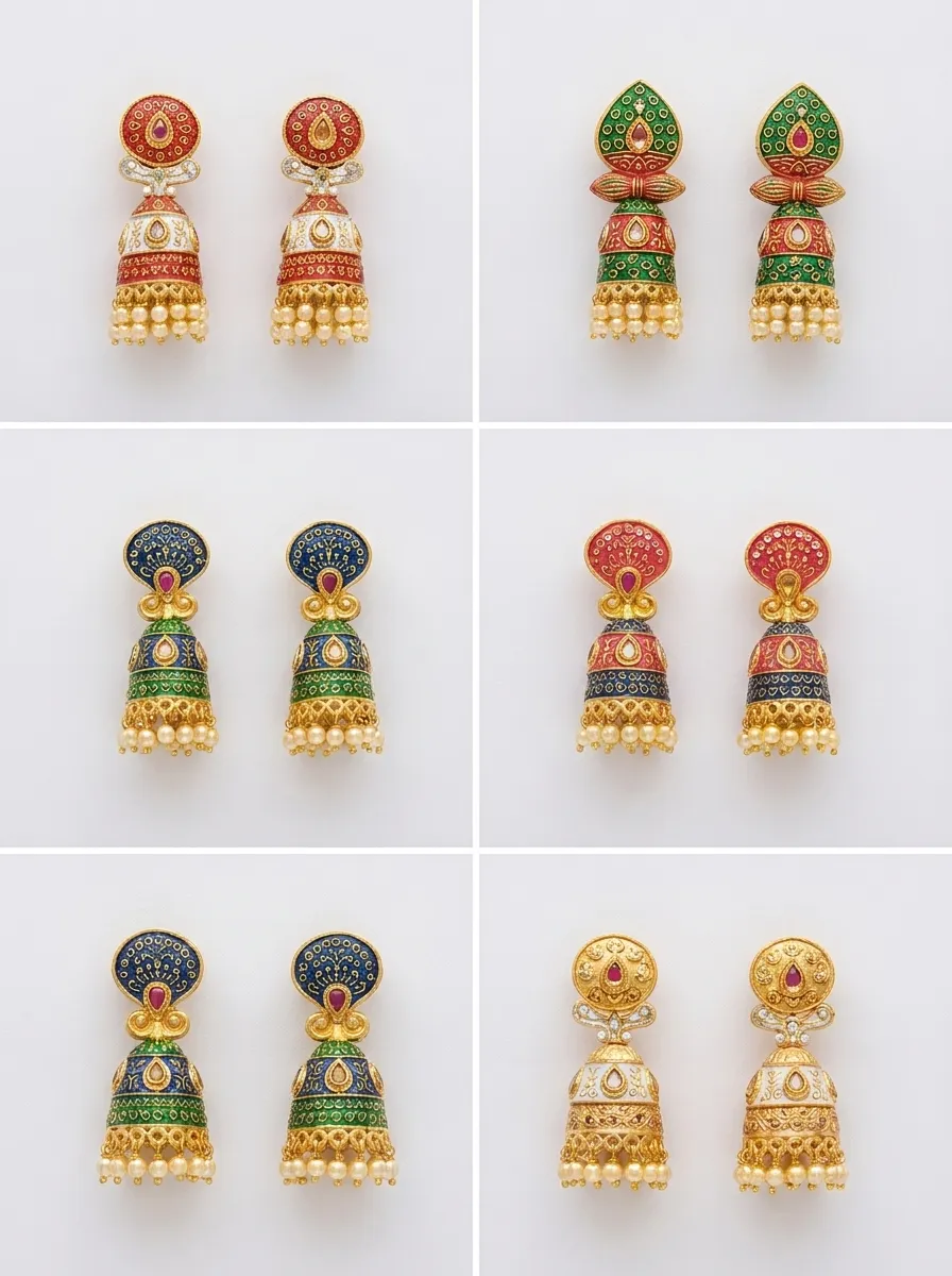Design 87, wholesale imitation temple jewellery by Jagruti Mumbai