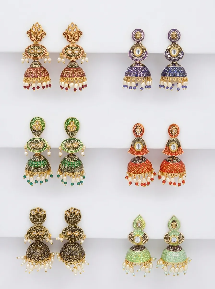 Design 88, wholesale imitation temple jewellery by Jagruti Mumbai