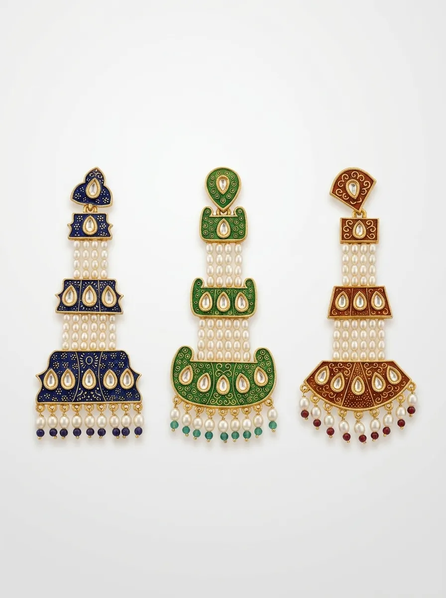 Design 93, wholesale imitation temple jewellery by Jagruti Mumbai