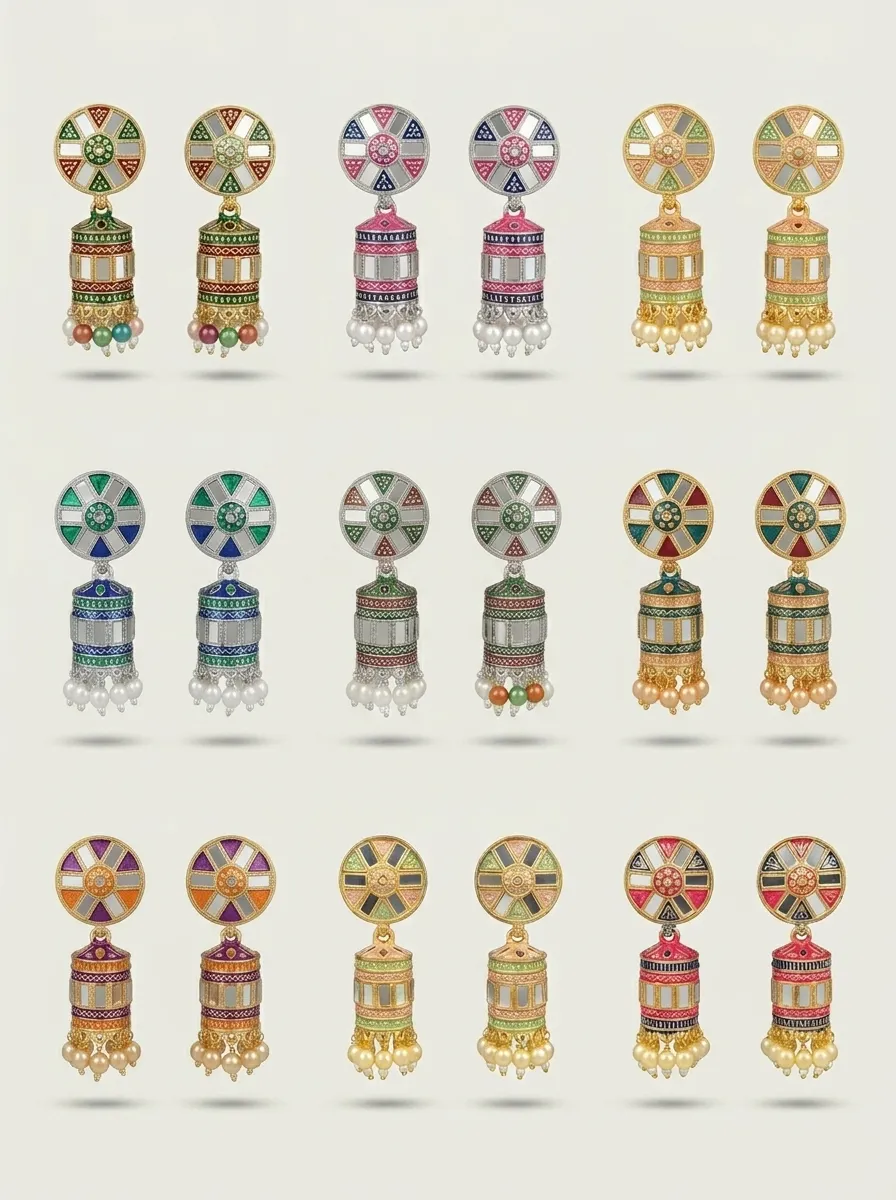 Design 95, wholesale imitation temple jewellery by Jagruti Mumbai