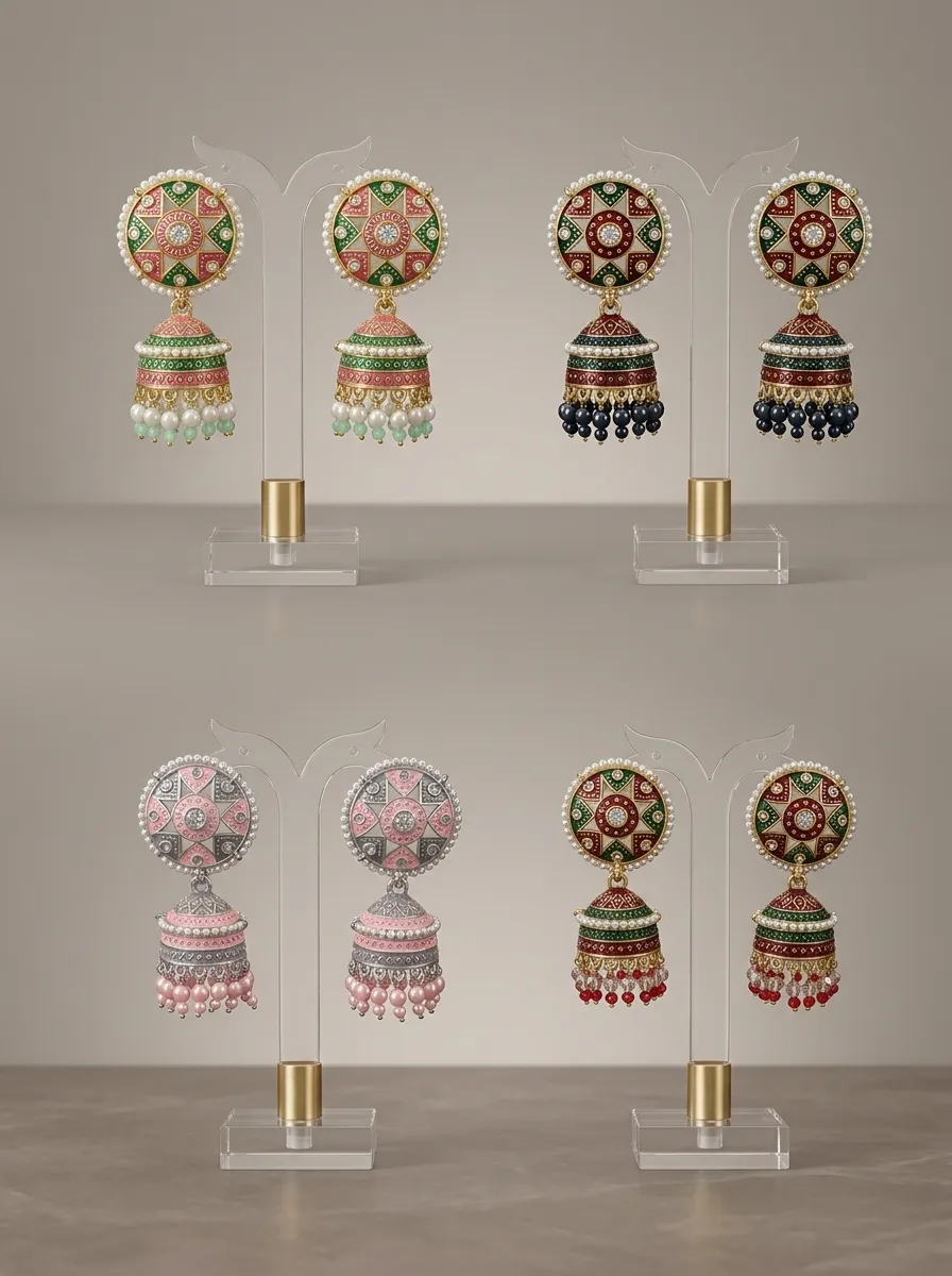 Design 96, wholesale imitation temple jewellery by Jagruti Mumbai