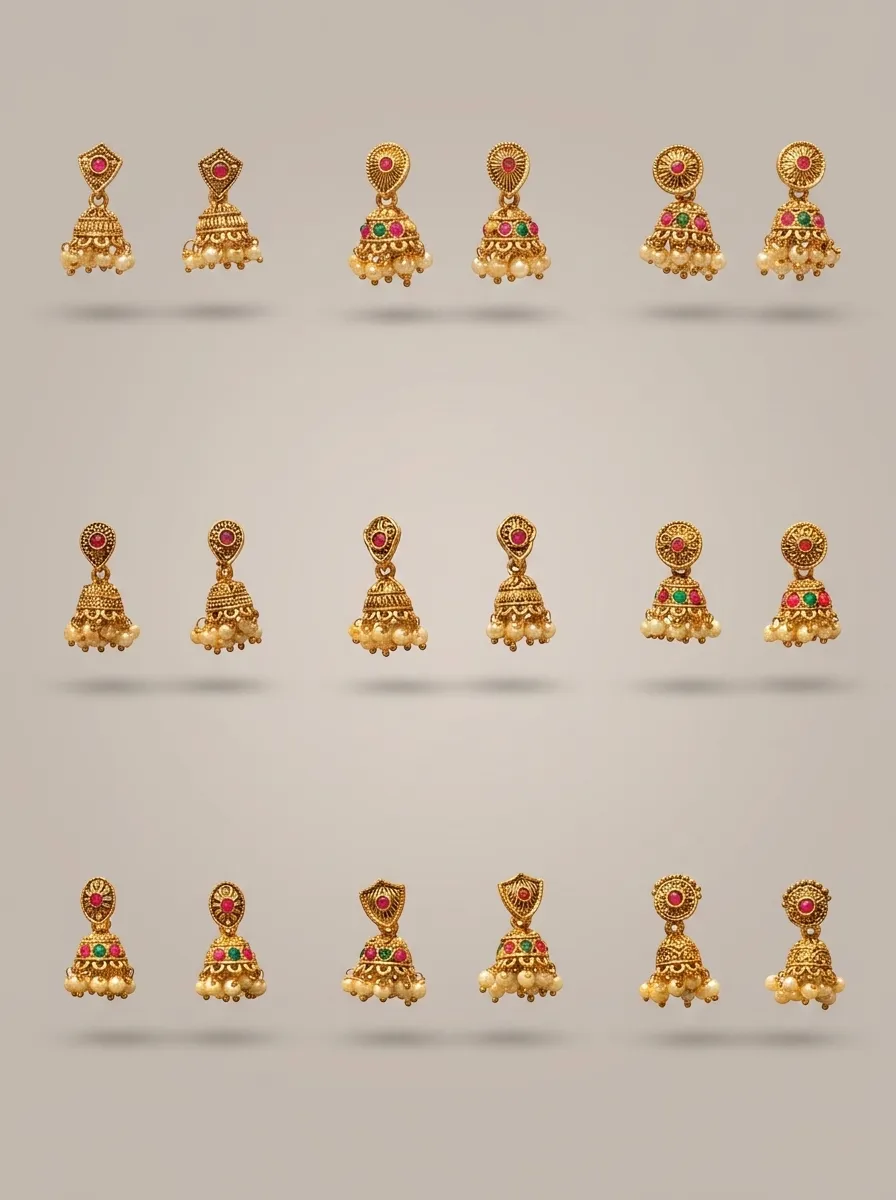 Design 98, wholesale imitation temple jewellery by Jagruti Mumbai
