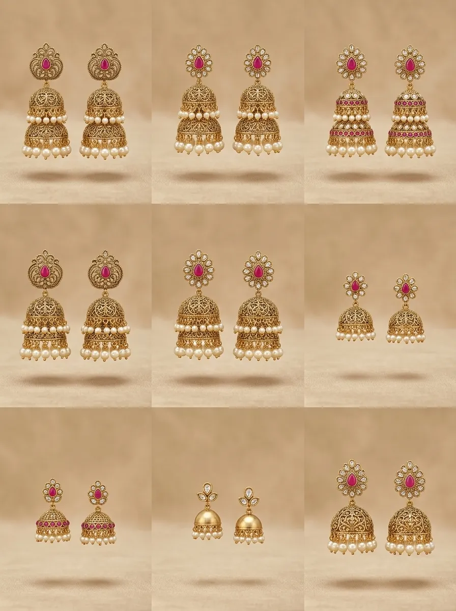Design 99, wholesale imitation temple jewellery by Jagruti Mumbai