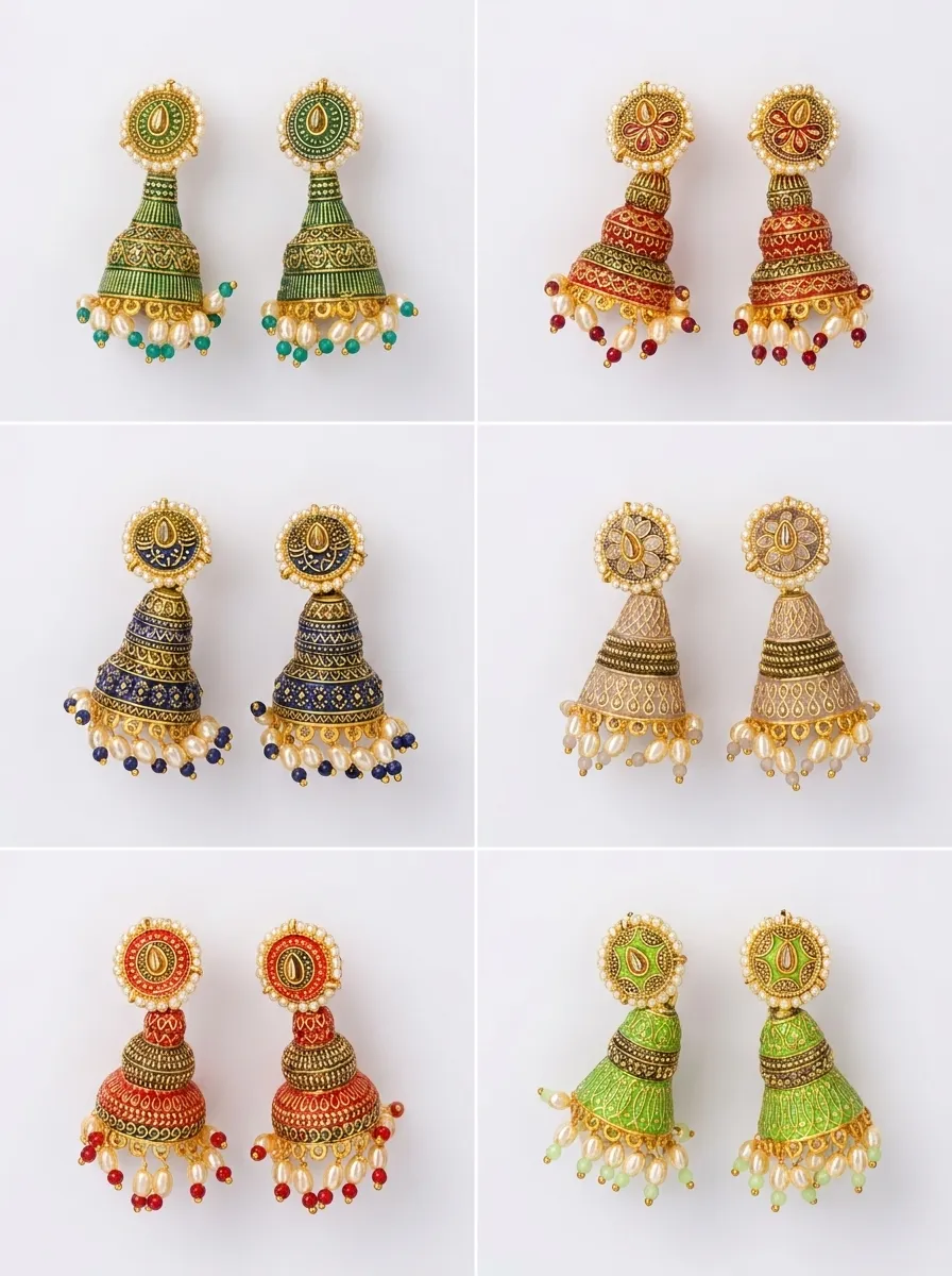 Design 104, wholesale imitation temple jewellery by Jagruti Mumbai
