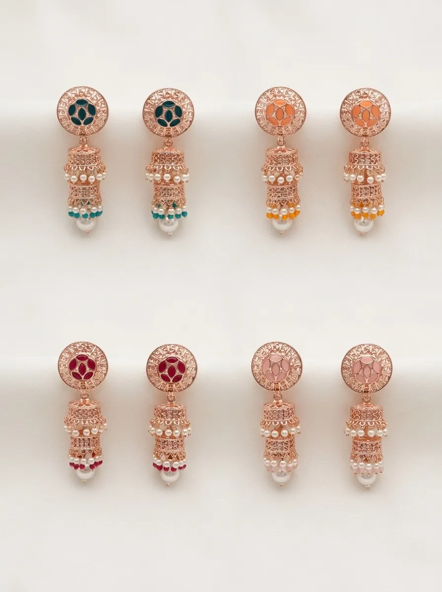 Design 106, wholesale imitation temple jewellery by Jagruti Mumbai