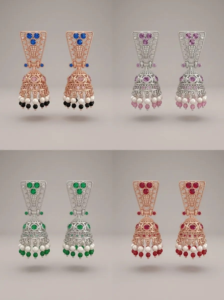 Design 110, wholesale imitation temple jewellery by Jagruti Mumbai