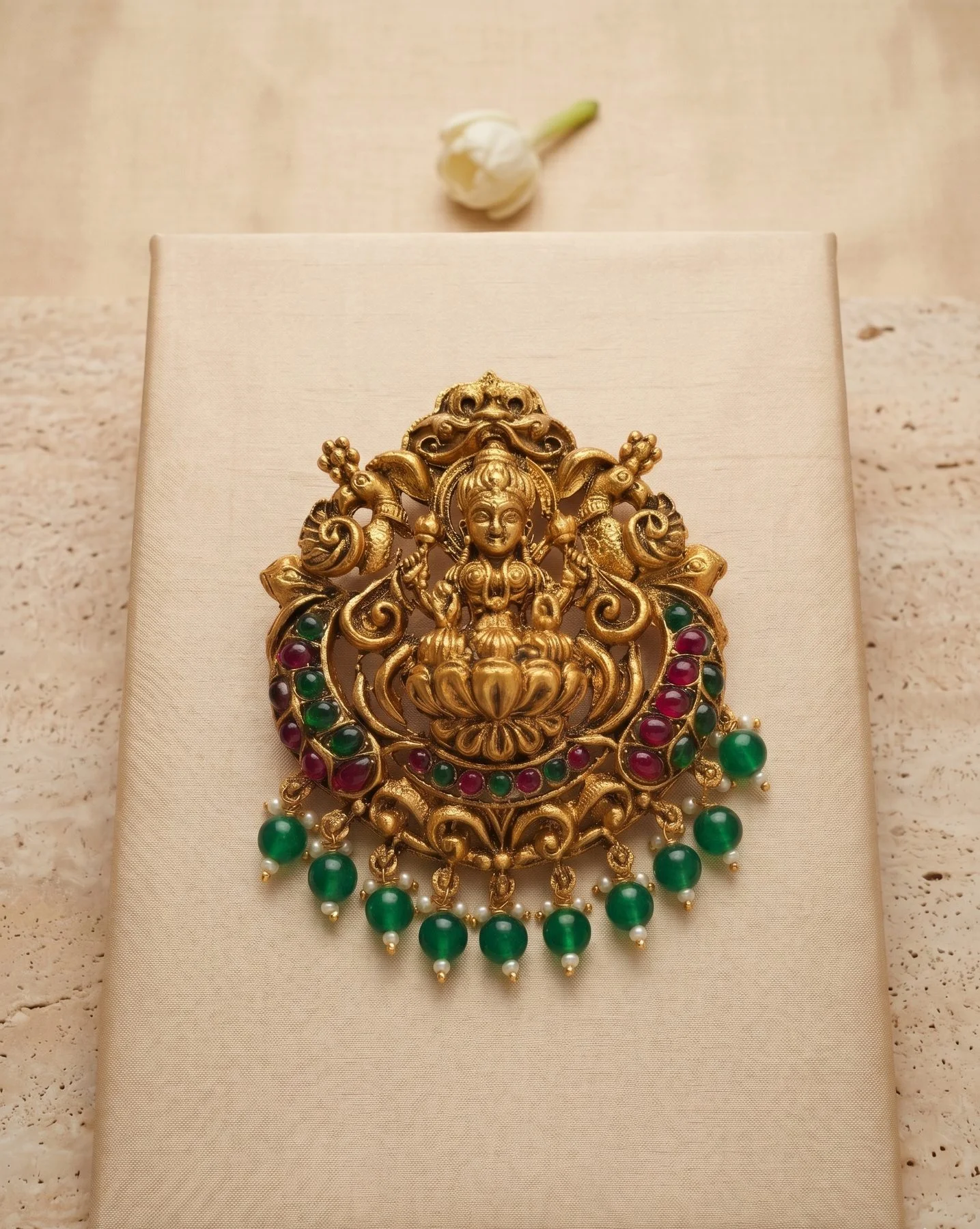 Deity Panel · Custom Pendant, wholesale imitation temple jewellery by Jagruti Mumbai